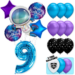 18pc Kit w/ Blue #9 Balloon