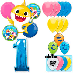 21pc Kit w/ Blue #1 Balloon