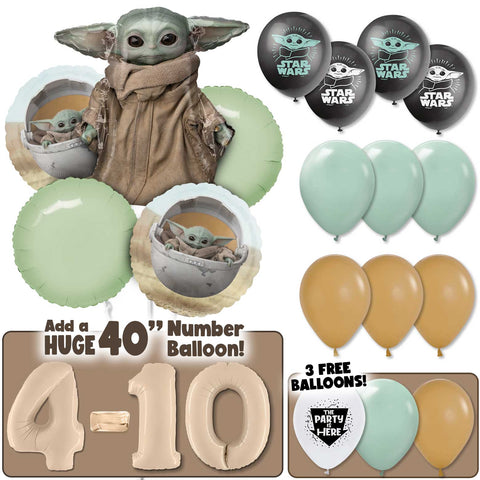 Star Wars The Child (Baby Yoda) Balloon Bouquet Kit