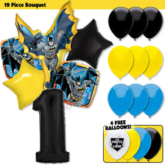 19pc Kit w/ Black #1 Balloon