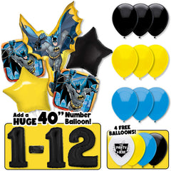 Batman Deluxe Balloon Bouquet Kit