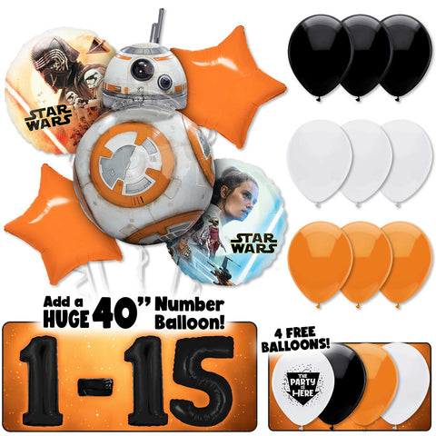 Star Wars BB-8 Lightside vs. Darkside Balloon Bouquet Kit