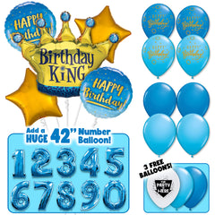 Birthday King Balloon Bouquet