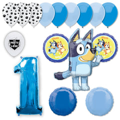 18pc Kit w/ Blue #1 Balloon