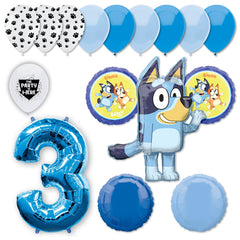 18pc Kit w/ Blue #3 Balloon