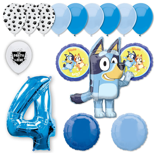 18pc Kit w/ Blue #4 Balloon