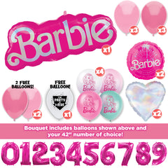 Barbie Balloon Deluxe Balloon Bouquet