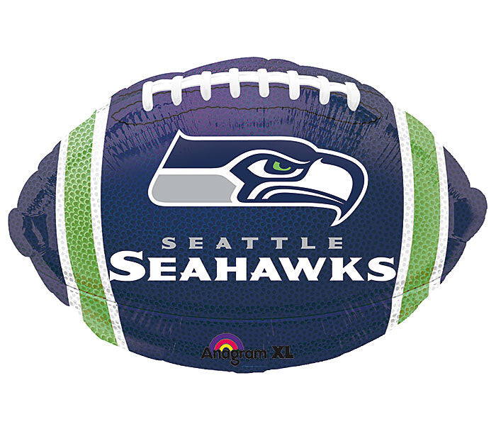 17" NFL Seattle Seahawks Football Foil Balloon