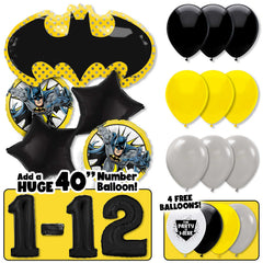 Batman Symbol Deluxe Balloon Bouquet Kit