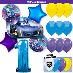 19pc Kit w/ Blue #1 Balloon