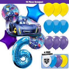 19pc Kit w/ Blue #6 Balloon