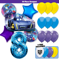 19pc Kit w/ Blue #8 Balloon