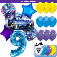 19pc Kit w/ Blue #9 Balloon