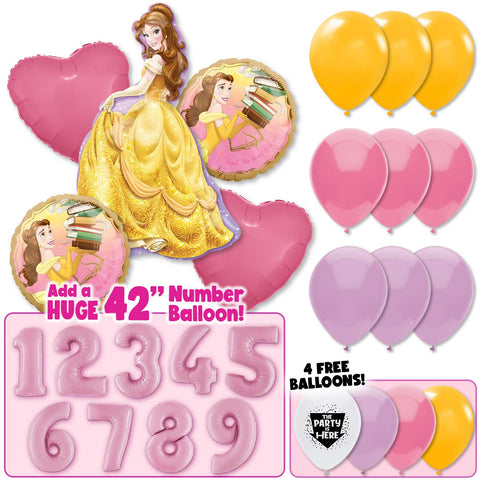 Beauty and the Beast Belle Party Balloon Kit