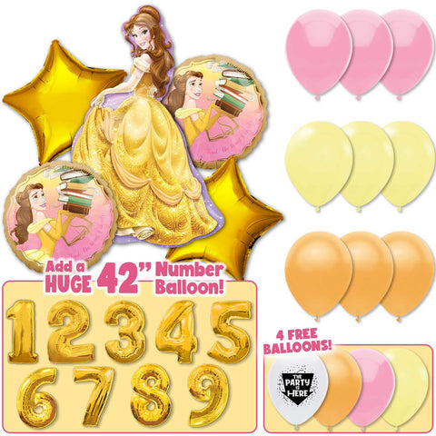 Beauty the Beast Belle Party Balloon Kit