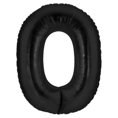 40" Black #0 Balloon