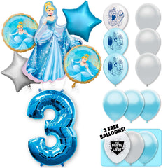 18pc Kit w/ Blue #3 Balloon