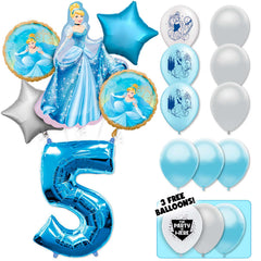 18pc Kit w/ Blue #5 Balloon