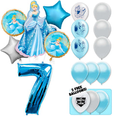 18pc Kit w/ Blue #7 Balloon