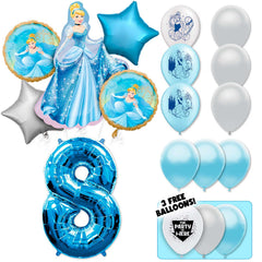 18pc Kit w/ Blue #8 Balloon