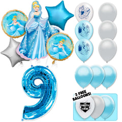 18pc Kit w/ Blue #9 Balloon