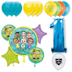 19pc Kit w/ Blue #1 Balloon