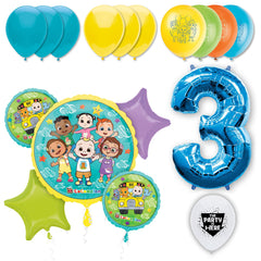 19pc Kit w/ Blue #3 Balloon