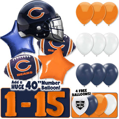 NFL Chicago Bears Football Party Balloon Kit