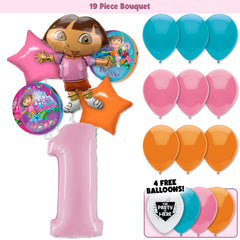 19pc Kit w/ Pink #1 Balloon