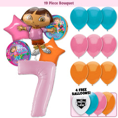 19pc Kit w/ Pink #7 Balloon