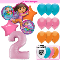 19pc Kit w/ Hot Pink #2 Balloon