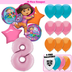 19pc Kit w/ Hot Pink #8 Balloon