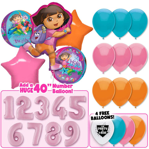 Dora the Explorer Colorful Adventure Balloon Bouquet Kit