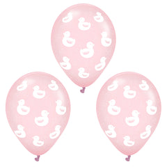 It's A Girl Ducky Baby Shower Deluxe Balloon Bouquet