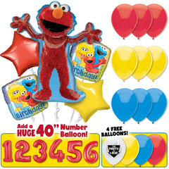 Elmo Sesame Street Birthday Balloon Bouquet Kit