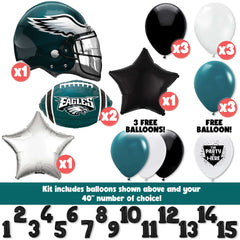 NFL Philadelphia Eagles Football Party Balloon Kit