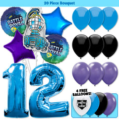 20pc Kit w/ Blue #12 Balloon