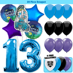 20pc Kit w/ Blue #13 Balloon