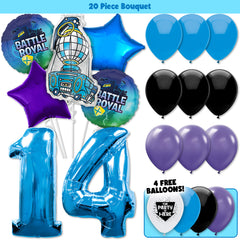 20pc Kit w/ Blue #14 Balloon