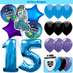 20pc Kit w/ Blue #15 Balloon