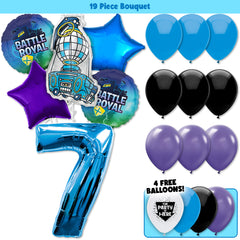 19pc Kit w/ Blue #7 Balloon