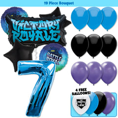 19pc Kit w/ Black #7 Balloon