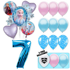 18pc Kit w/ Blue #7 Balloon