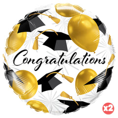 2024 Tossin' Grad Caps! Graduation Balloons Bouquet Kit