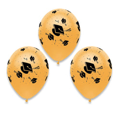 2024 Gold Dots Grad! Graduation Balloons Bouquet Kit