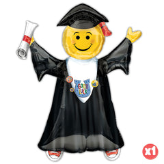 2024 Smiley Face Grad! Graduation Balloons Bouquet Kit