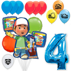 18pc Kit w/ Blue # 4 Balloon