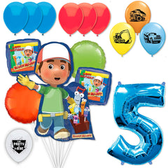 18pc Kit w/ Blue # 5 Balloon