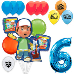 18pc Kit w/ Blue # 6 Balloon