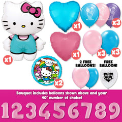 Hello Kitty Deluxe Balloon Bouquet Kit